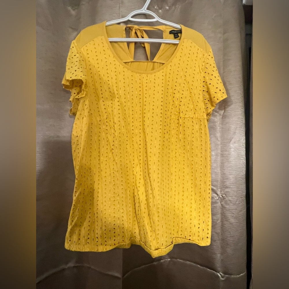Lane Bryant Short Sleeve Blouse